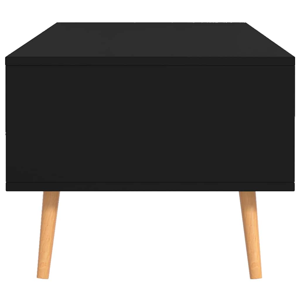 326787 vidaXL Coffee Table Black 100x49,5x43 cm Engineered Wood