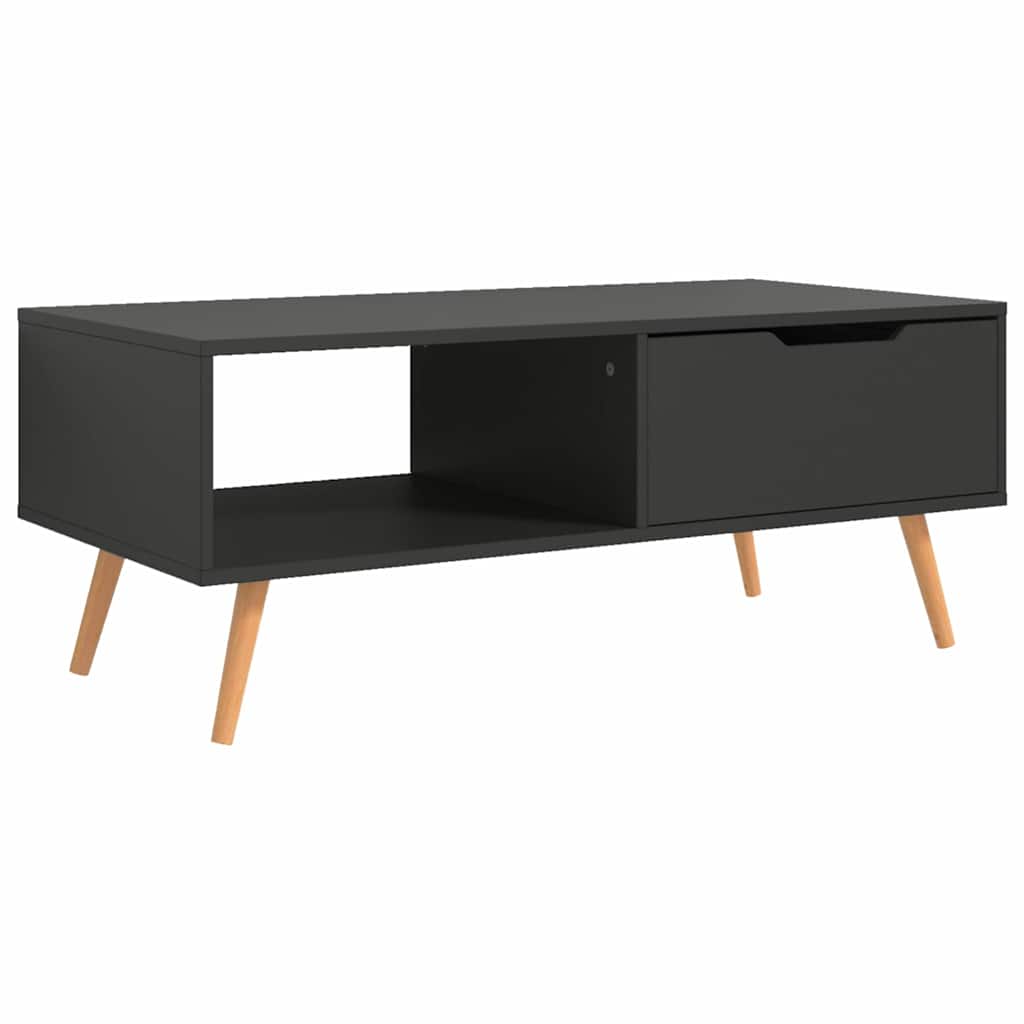 326788 vidaXL Coffee Table Grey 100x49,5x43 cm Engineered Wood