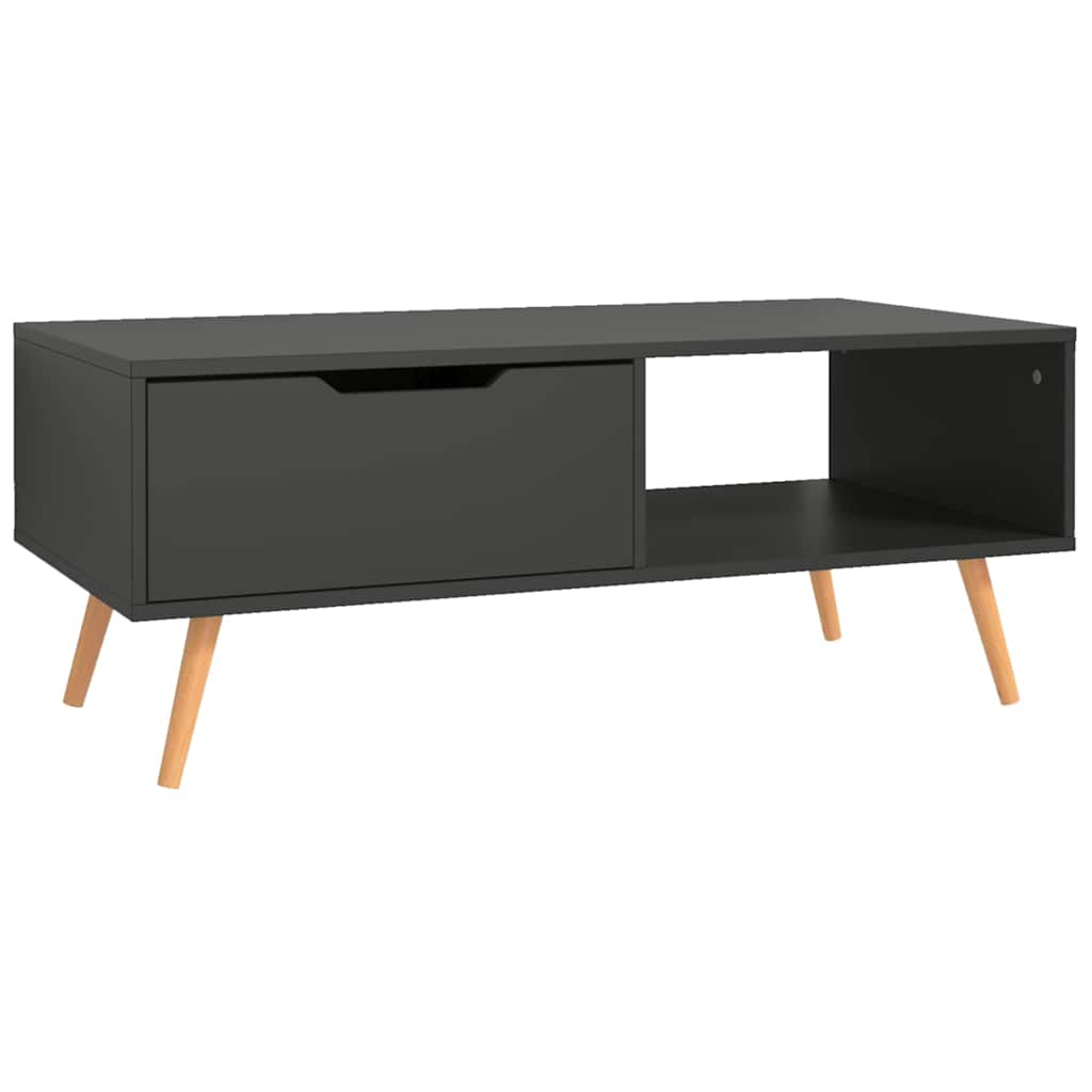 326788 vidaXL Coffee Table Grey 100x49,5x43 cm Engineered Wood