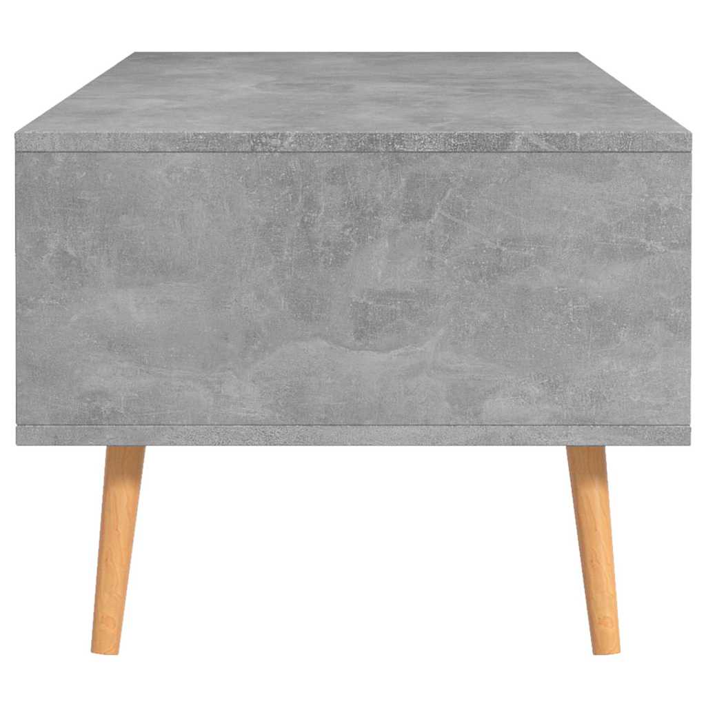 326790 vidaXL Coffee Table Concrete Grey 100x49,5x43 cm Engineered Wood