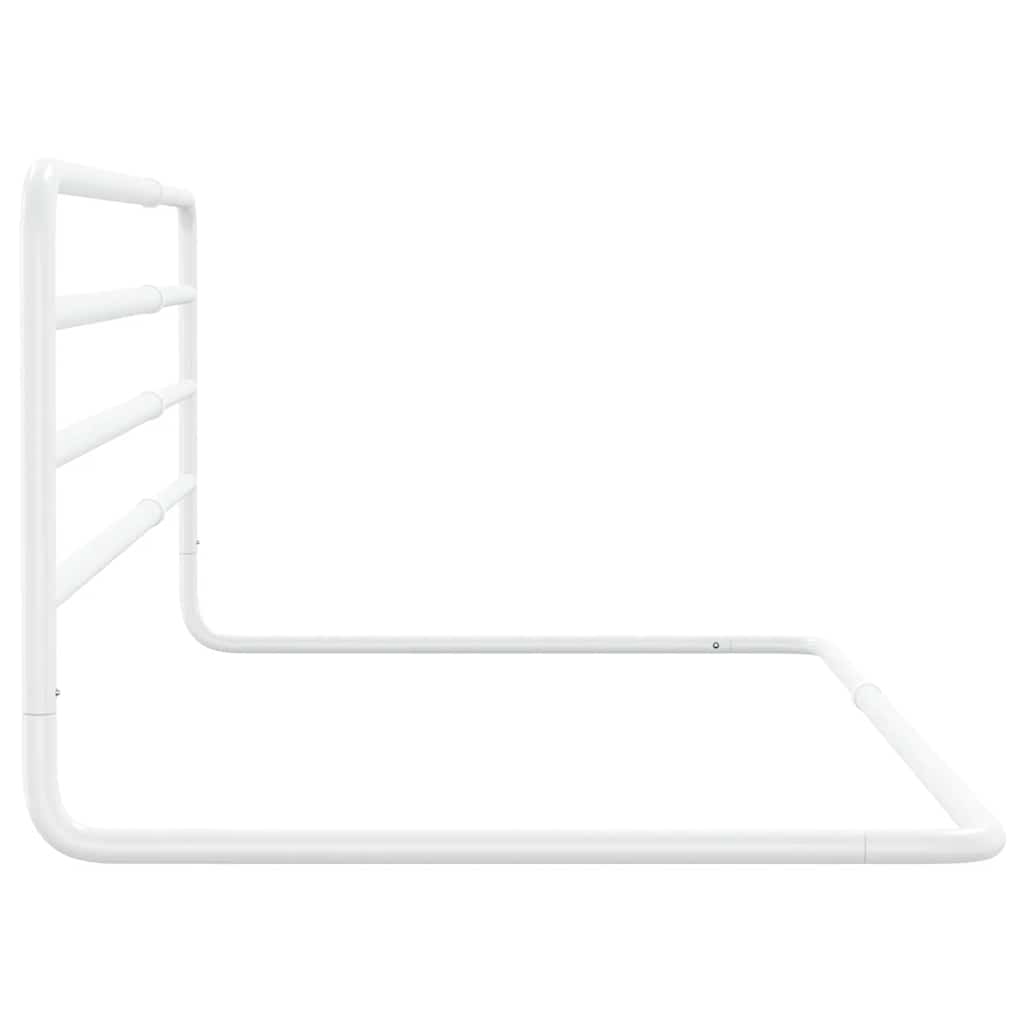 vidaXL Toddler Safety Bed Rail White (76-137)x55 cm Iron