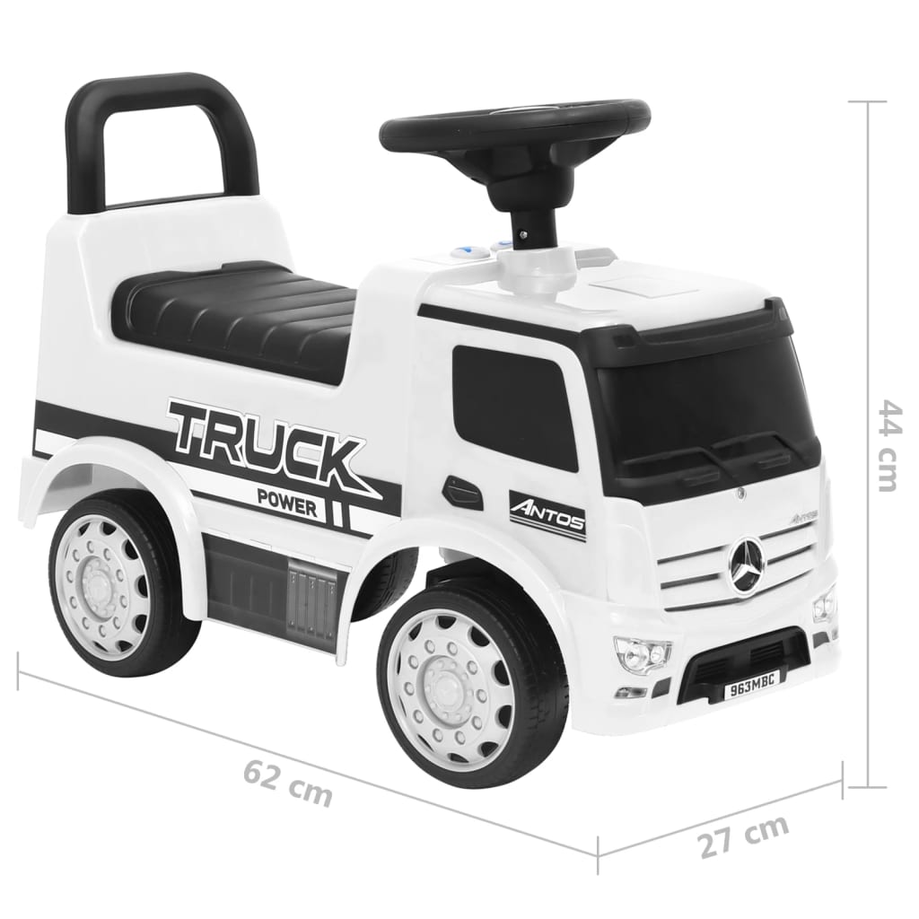 vidaXL Step Car Mercedes-Benz Truck White