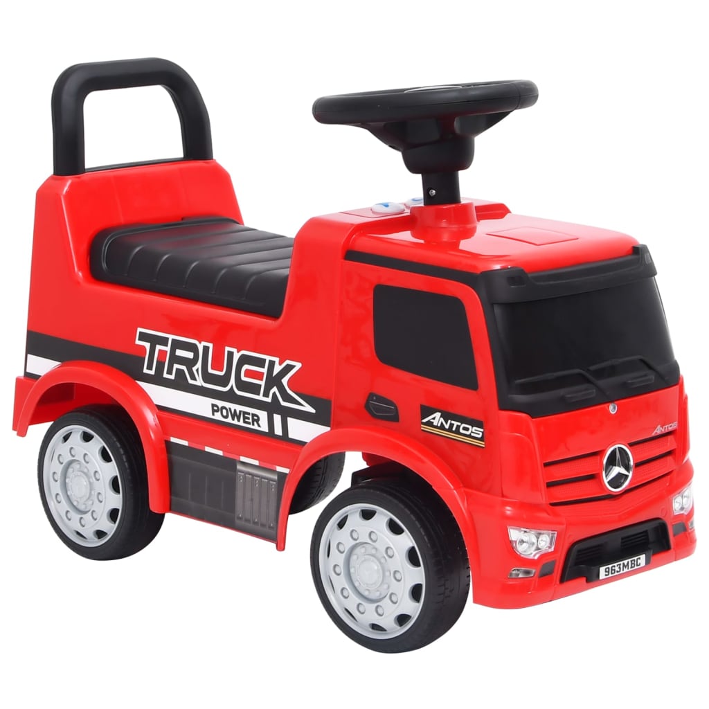 vidaXL Step Car Mercedes-Benz Truck Red