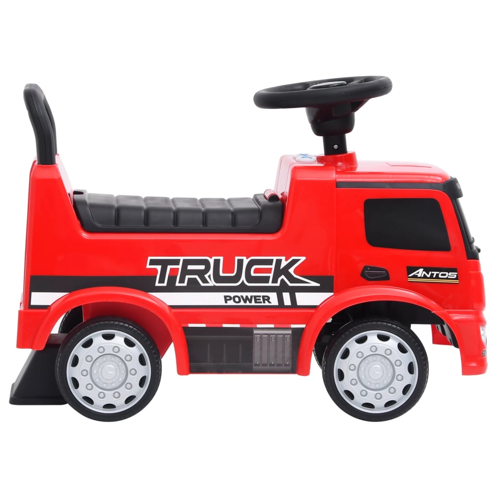 vidaXL Step Car Mercedes-Benz Truck Red