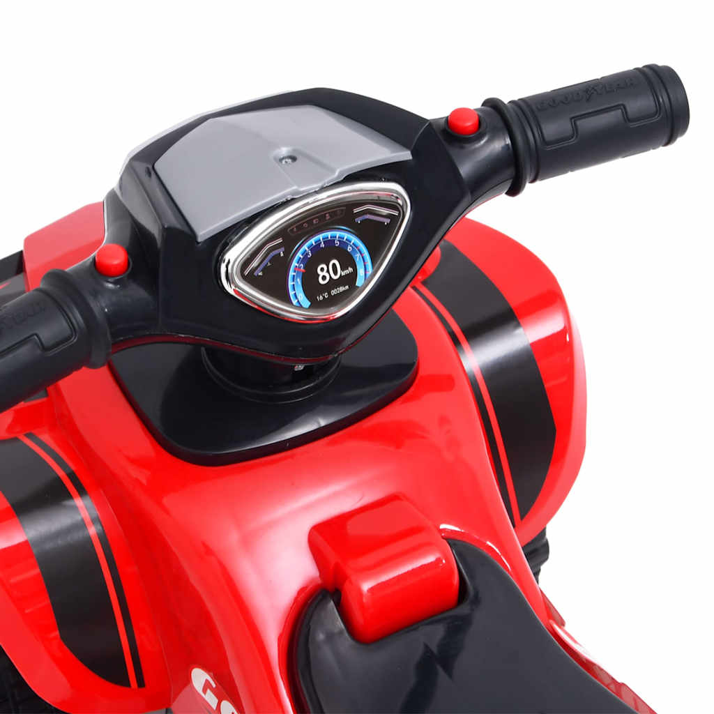 vidaXL Children's Ride-on Quad Good Year Red