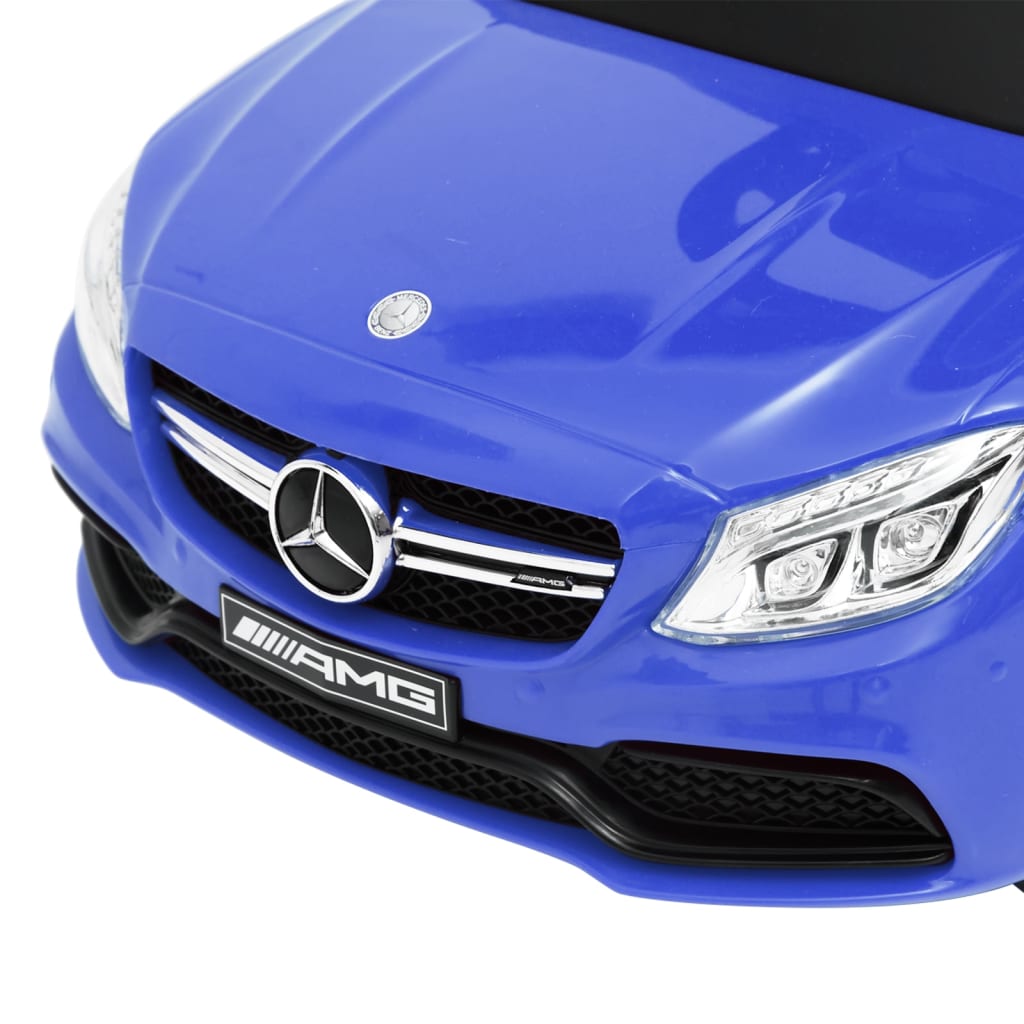 vidaXL Push Walk Car Mercedes-Benz C63 Blue