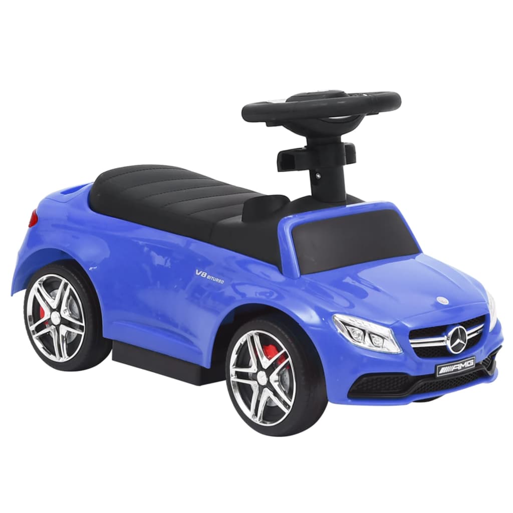 vidaXL Push Walk Car Mercedes-Benz C63 Blue