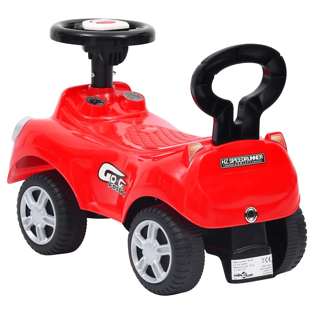 vidaXL Step Car Red