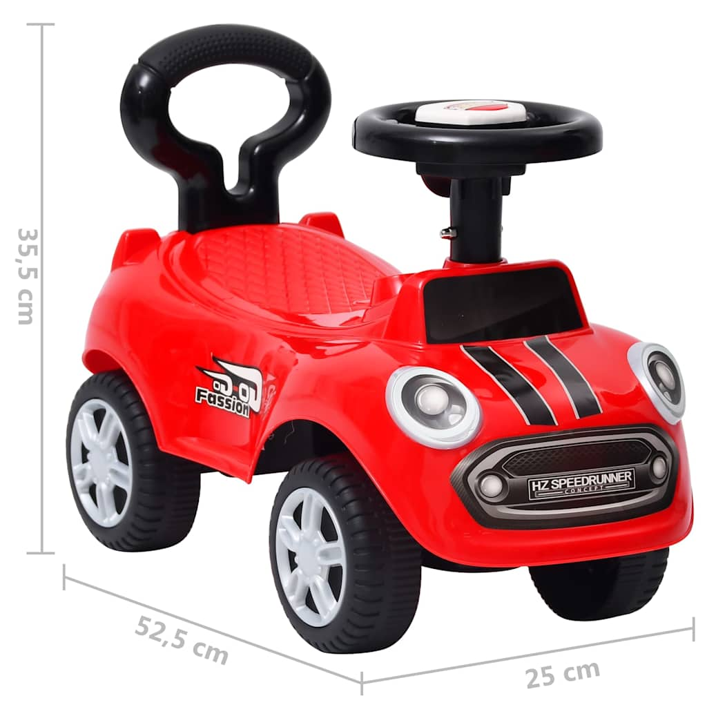 vidaXL Step Car Red