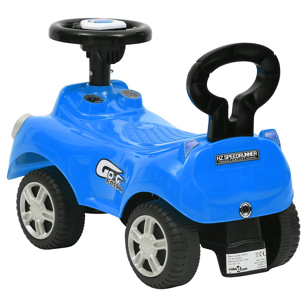 vidaXL Step Car Blue