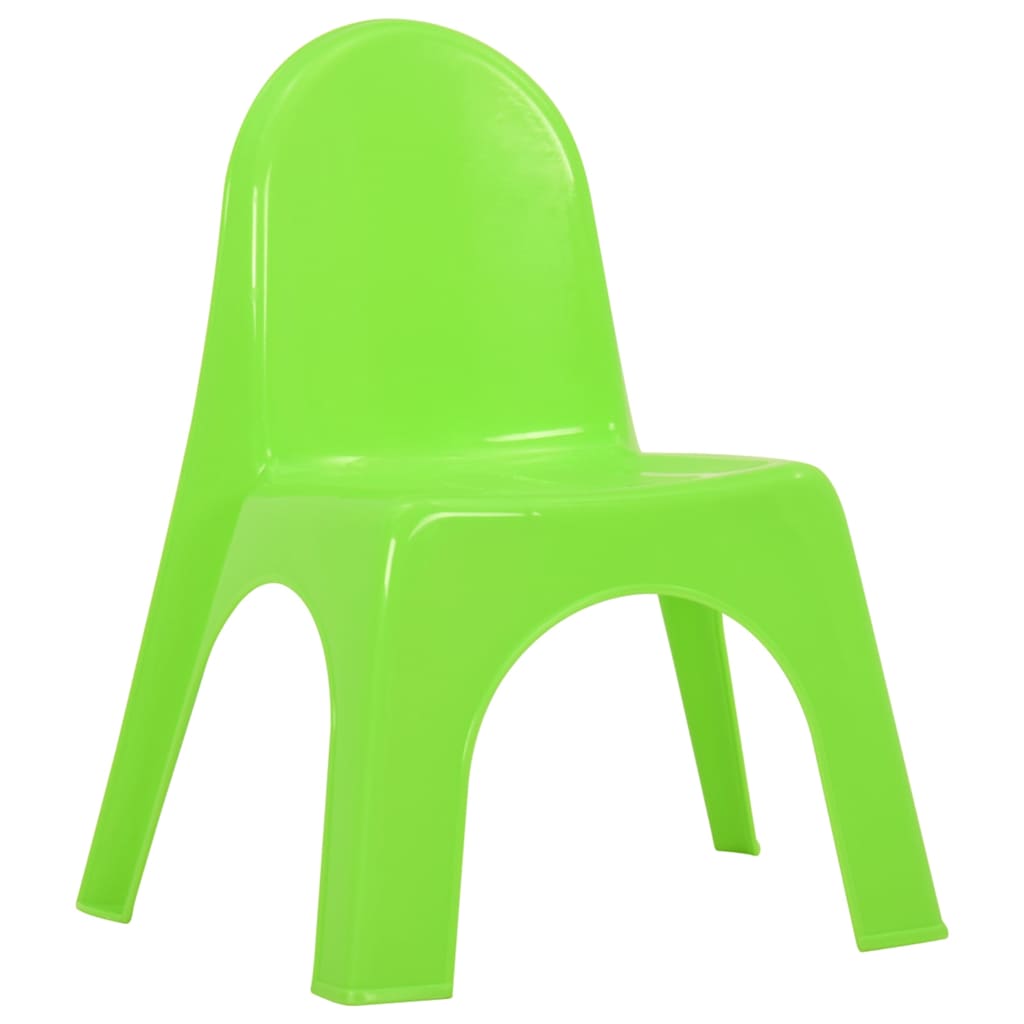 316178 vidaXL Children's Table and Chair Set PP