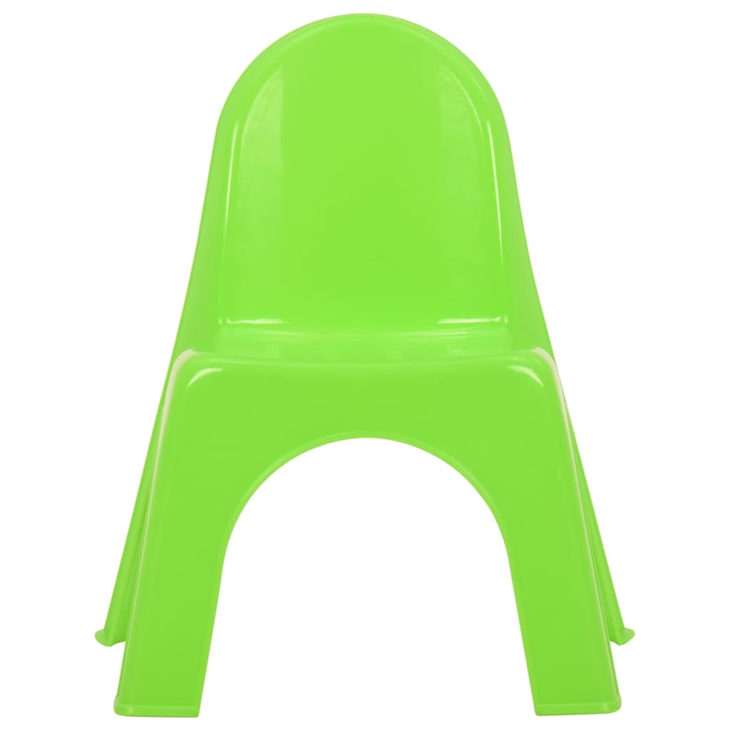 316178 vidaXL Children's Table and Chair Set PP