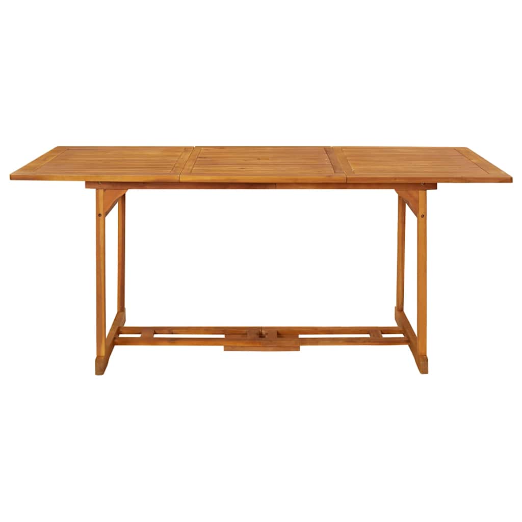315945 vidaXL Garden Dining Table 180x90x75 cm Solid Acacia Wood