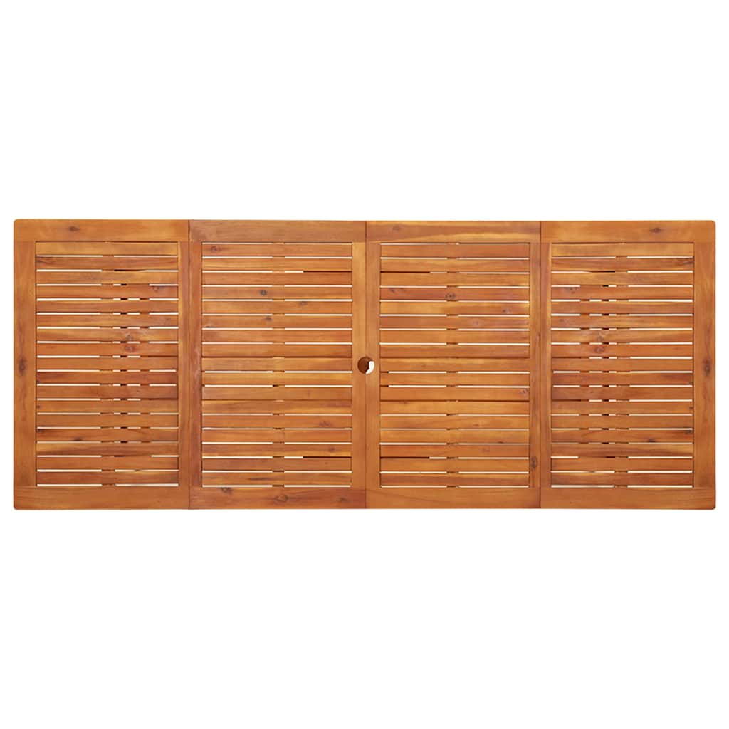 315946 vidaXL Garden Dining Table 220x90x75 cm Solid Acacia Wood