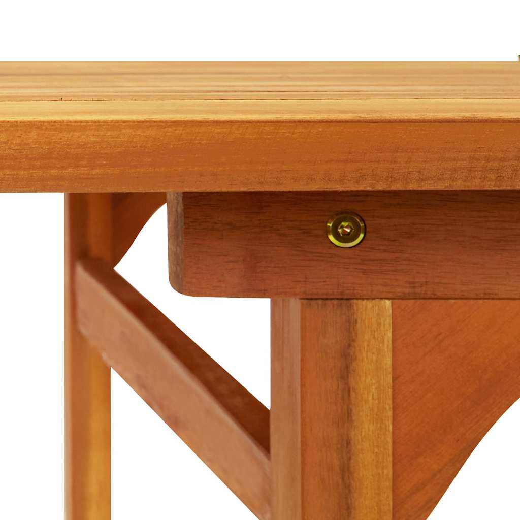 315946 vidaXL Garden Dining Table 220x90x75 cm Solid Acacia Wood