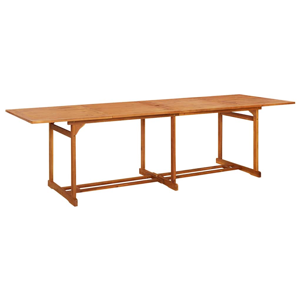 315947 vidaXL Garden Dining Table 280x90x75 cm Solid Acacia Wood