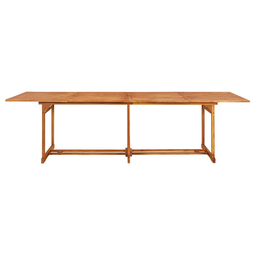315947 vidaXL Garden Dining Table 280x90x75 cm Solid Acacia Wood