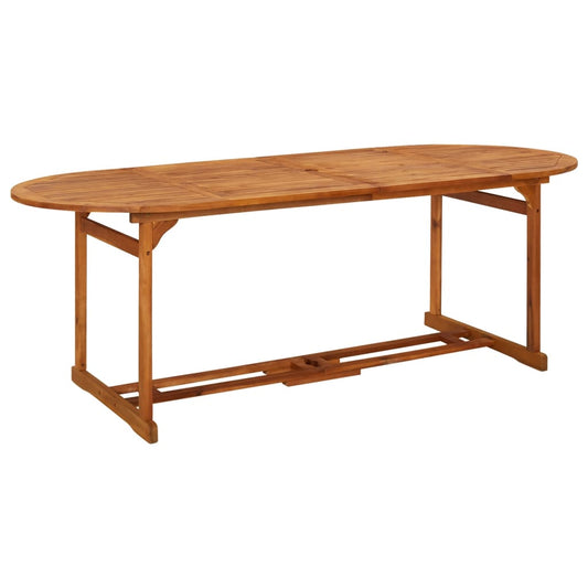 Dining Table | Natural wood | Solid acacia wood | Large | Durable