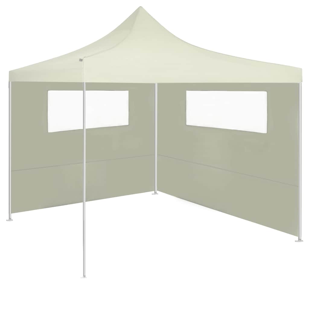 Gazebo Sidewall with Windows 6x2 m Cream