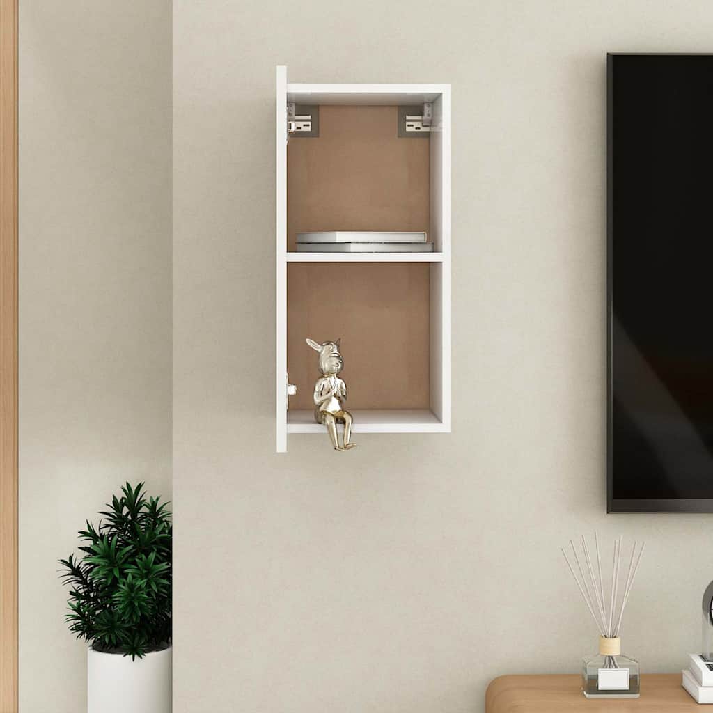 803326 vidaXL TV Cabinet White 30,5x30x60 cm Engineered Wood