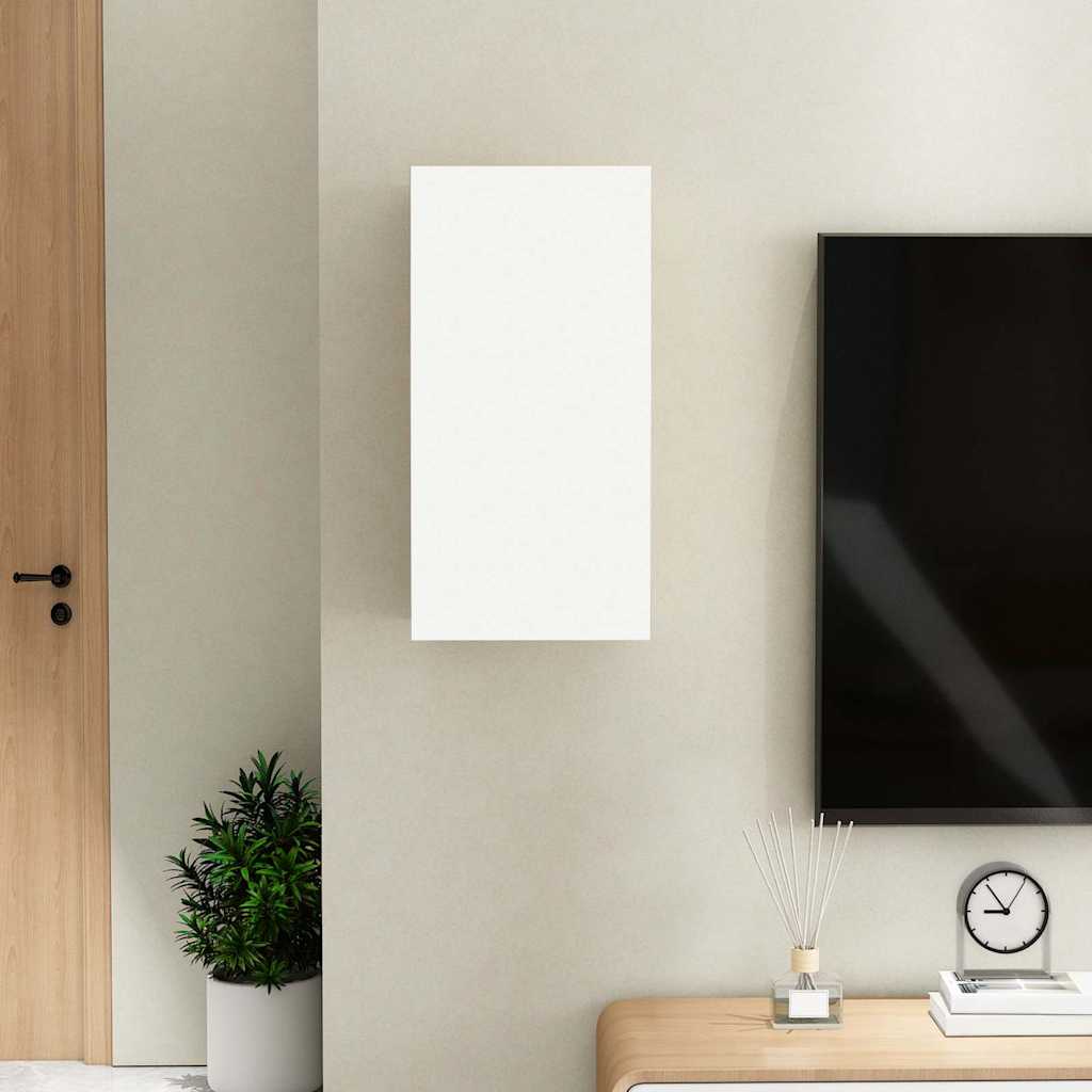 803326 vidaXL TV Cabinet White 30,5x30x60 cm Engineered Wood