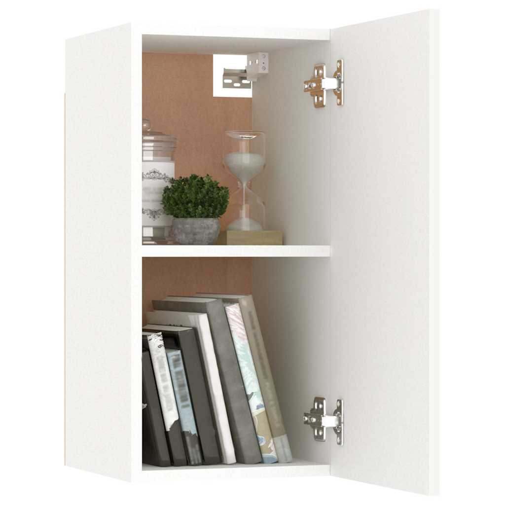 803326 vidaXL TV Cabinet White 30,5x30x60 cm Engineered Wood