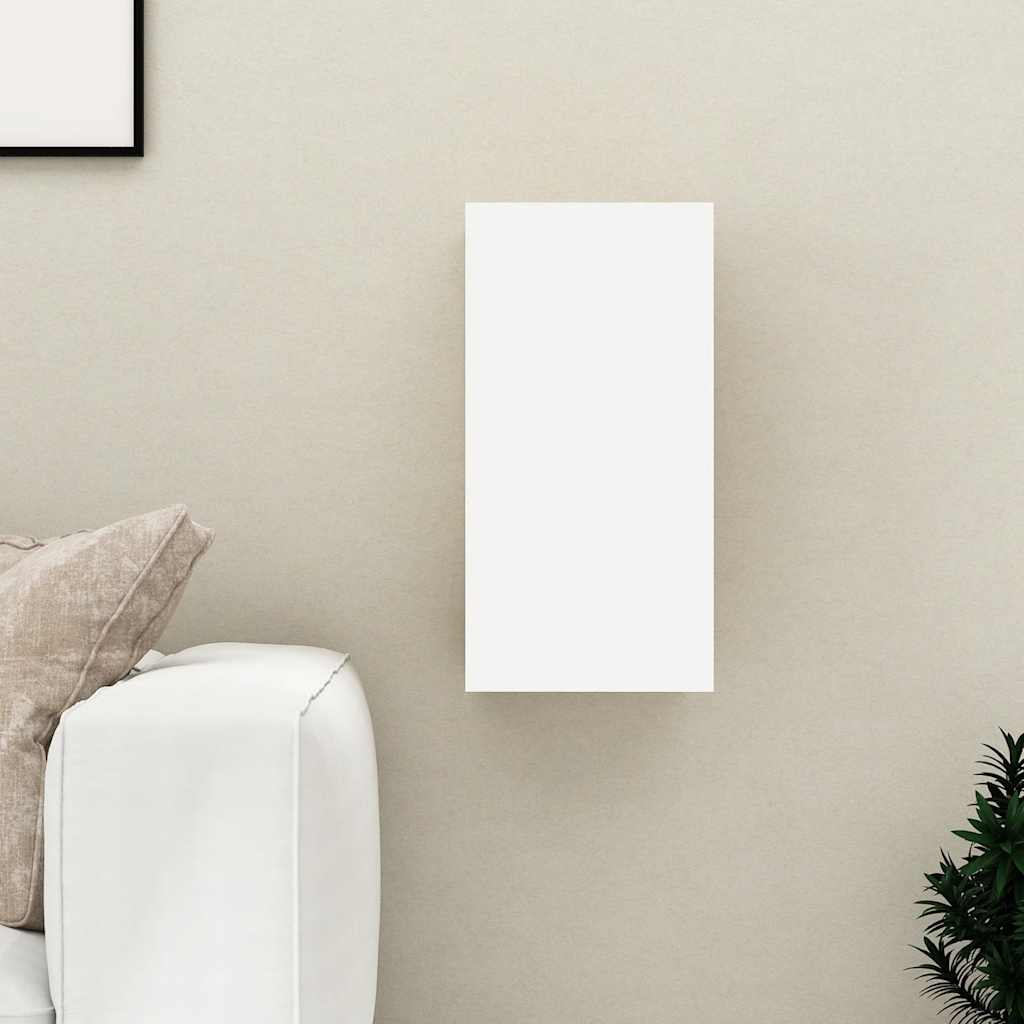 TV Cabinet White 30.5x30x60 cm Engineered Wood