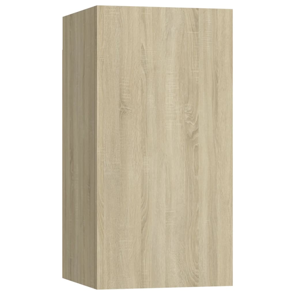 vidaXL TV Cabinets 2 pcs Sonoma Oak 30.5x30x60 cm Engineered Wood