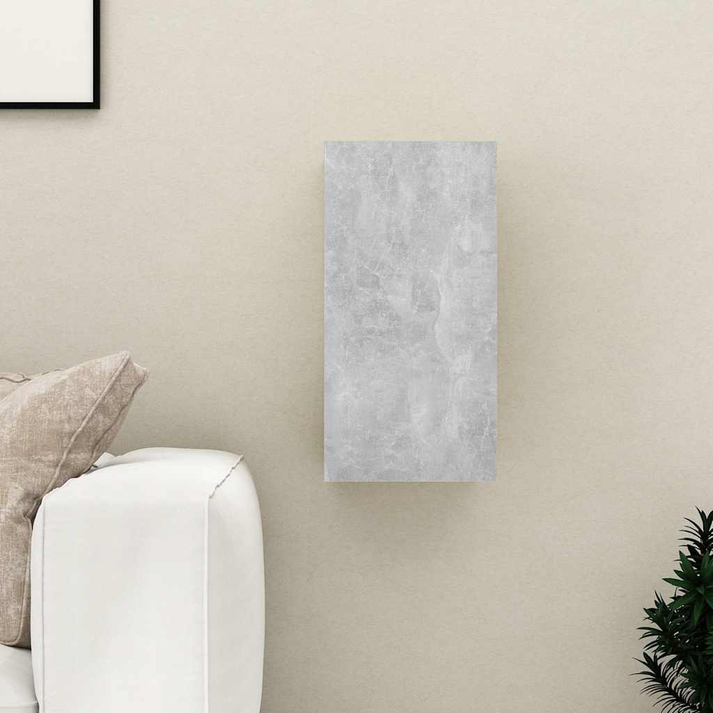 803334 vidaXL TV Cabinet Concrete Grey 30,5x30x60 cm Engineered Wood