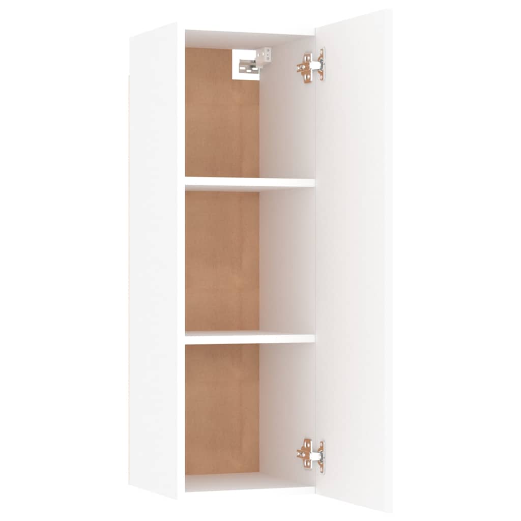 803344 vidaXL TV Cabinet White 30,5x30x90 cm Engineered Wood