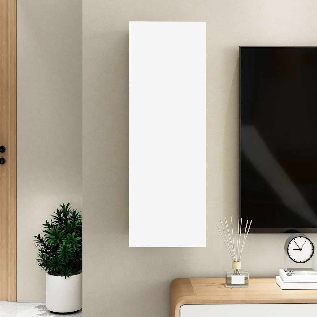 803344 vidaXL TV Cabinet White 30,5x30x90 cm Engineered Wood