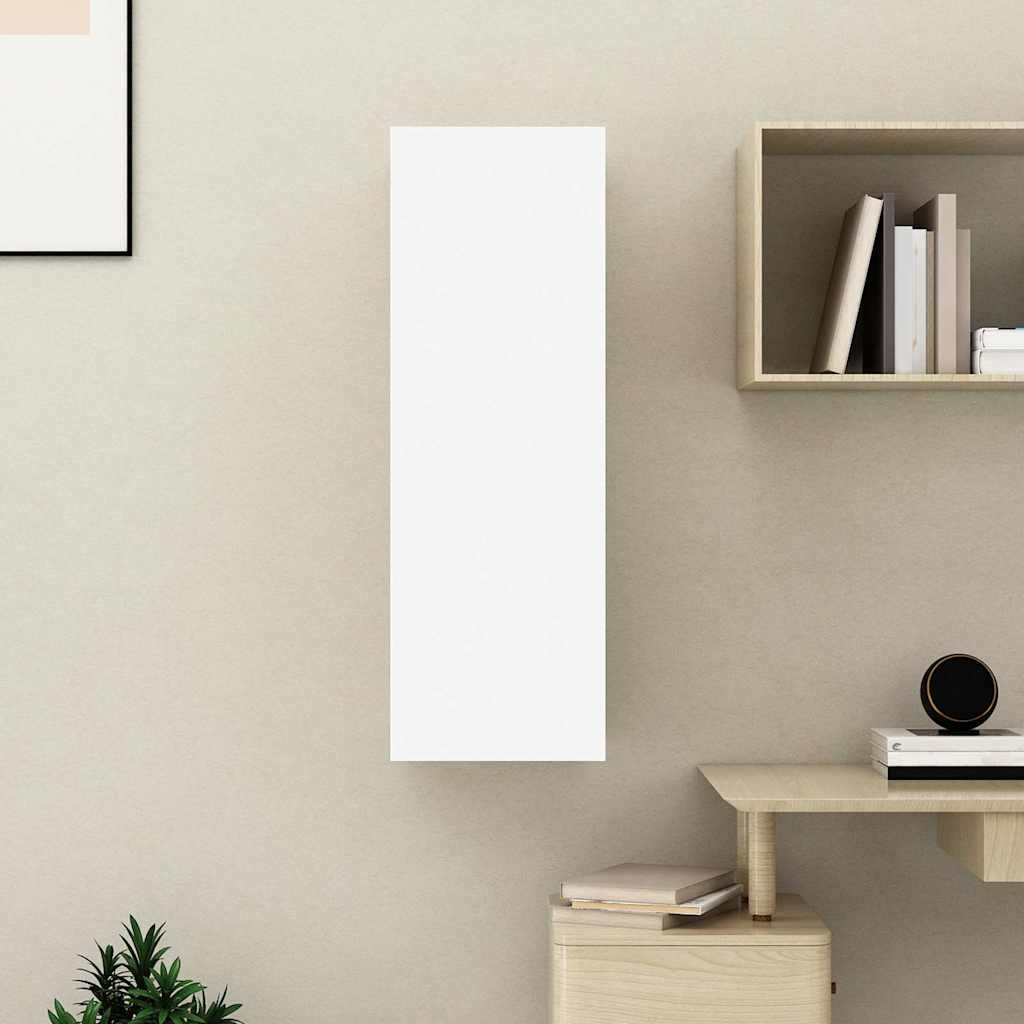 803344 vidaXL TV Cabinet White 30,5x30x90 cm Engineered Wood