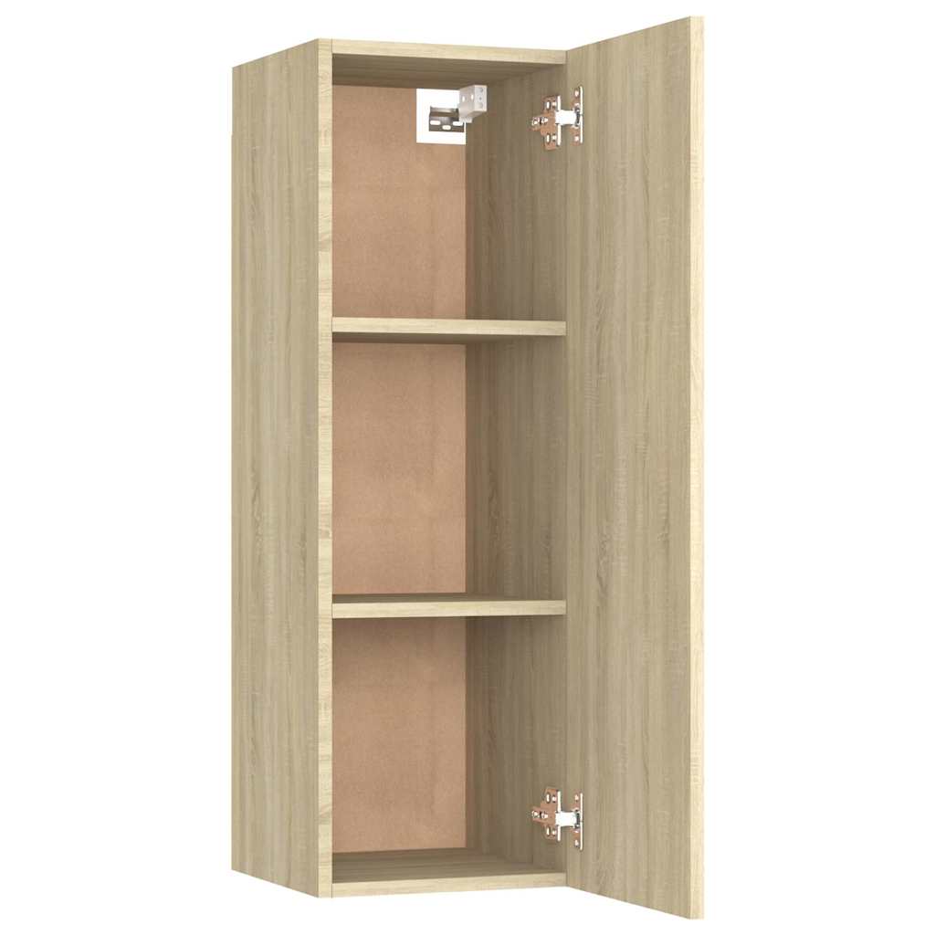 803350 vidaXL TV Cabinet Sonoma Oak 30,5x30x90 cm Engineered Wood