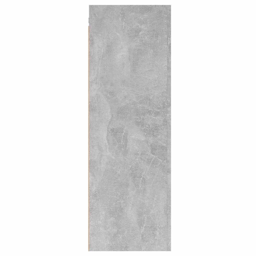 803352 vidaXL TV Cabinet Concrete Grey 30,5x30x90 cm Engineered Wood