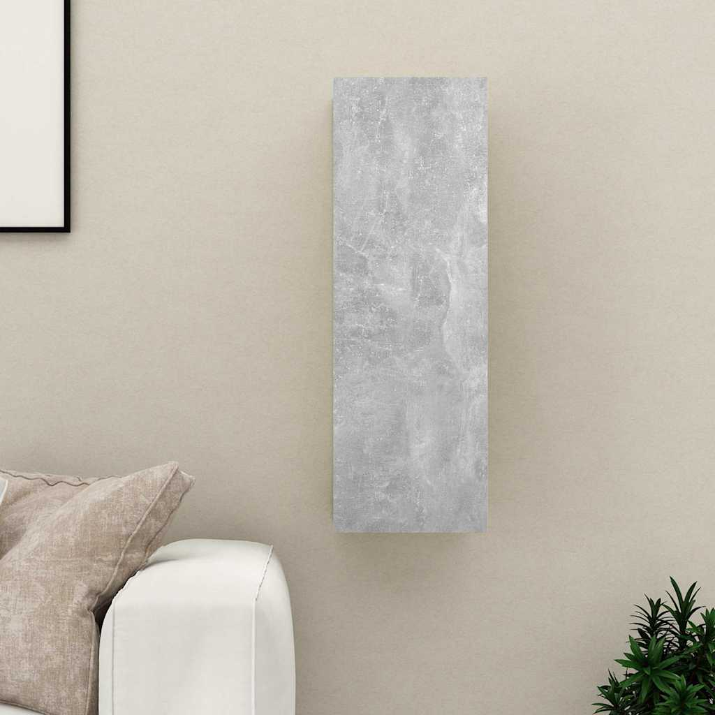 803352 vidaXL TV Cabinet Concrete Grey 30,5x30x90 cm Engineered Wood
