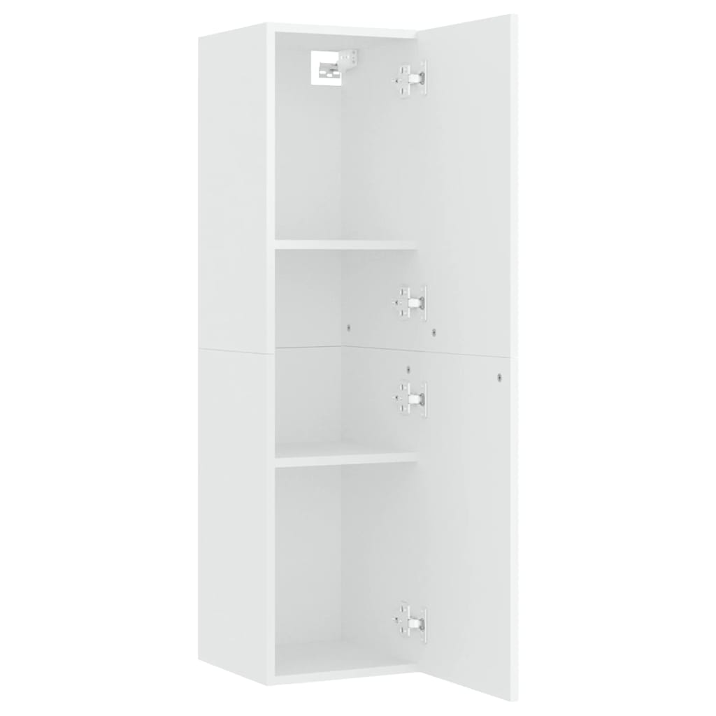 TV Cabinet White 30.5x30x110 cm Engineered Wood