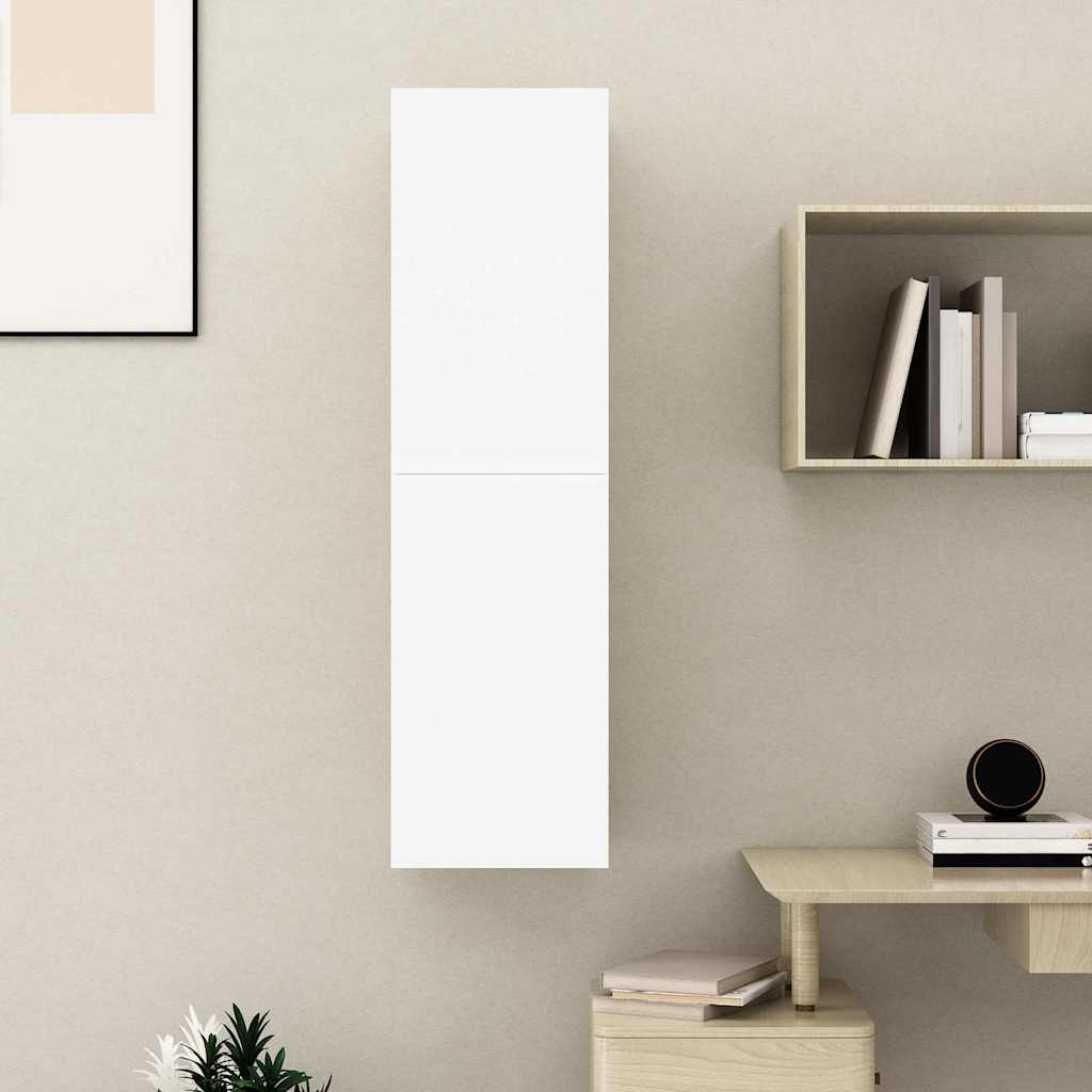 803362 vidaXL TV Cabinet White 30,5x30x110 cm Engineered Wood