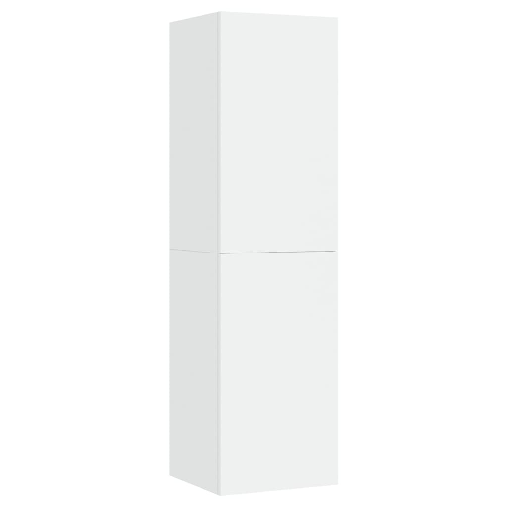 vidaXL TV Cabinets 2 pcs White 30.5x30x110 cm Engineered Wood