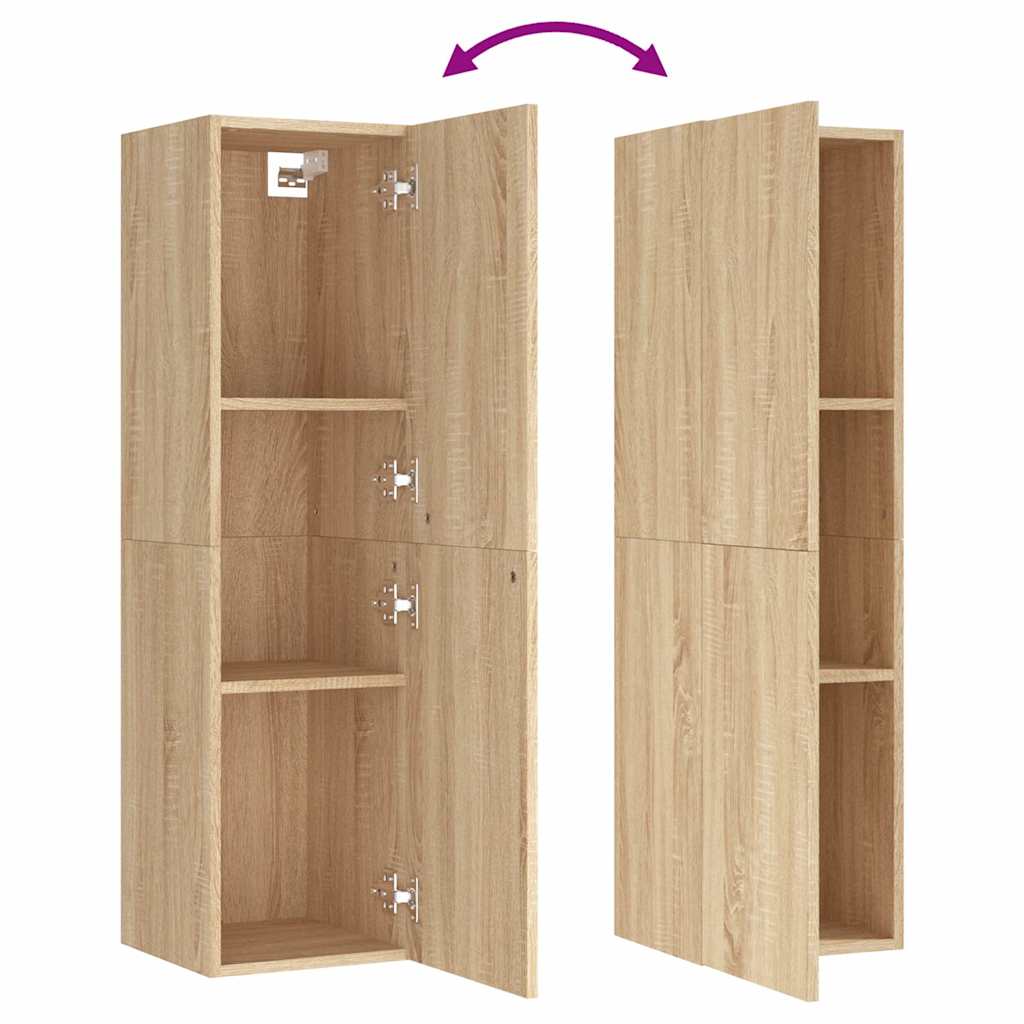 803368 vidaXL TV Cabinet Sonoma Oak 30,5x30x110 cm Engineered Wood