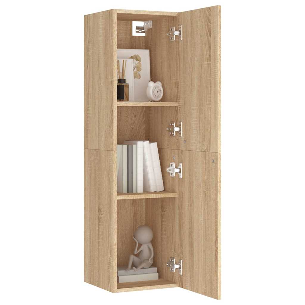 803368 vidaXL TV Cabinet Sonoma Oak 30,5x30x110 cm Engineered Wood