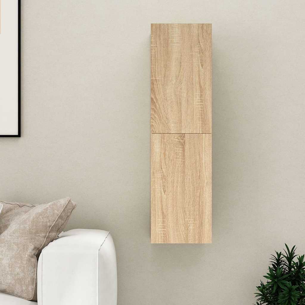 803368 vidaXL TV Cabinet Sonoma Oak 30,5x30x110 cm Engineered Wood
