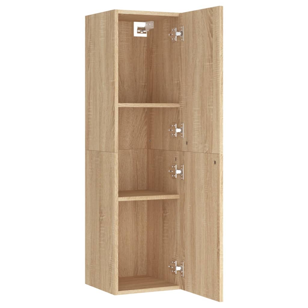 vidaXL TV Cabinets 2 pcs Sonoma Oak 30.5x30x110 cm Engineered Wood