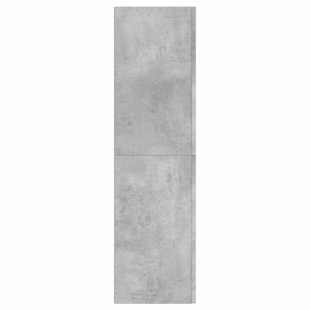 803370 vidaXL TV Cabinet Concrete Grey 30,5x30x110 cm Engineered Wood