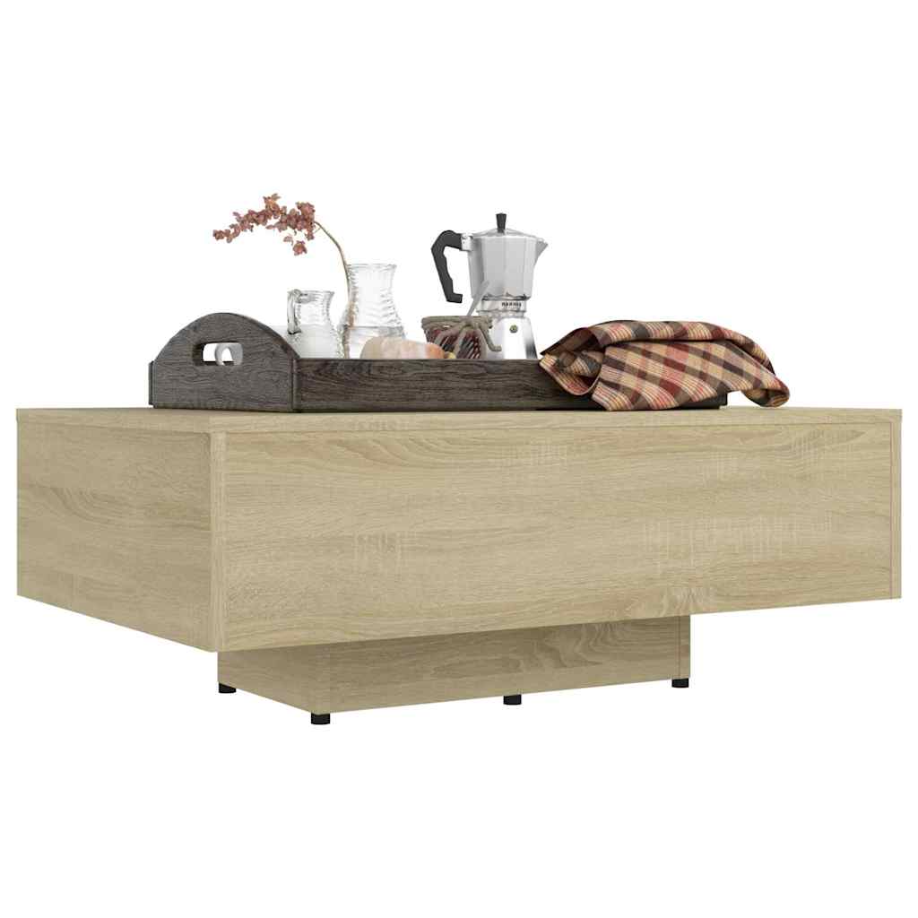 803383 vidaXL Coffee Table Sonoma Oak 85x55x31 cm Engineered Wood