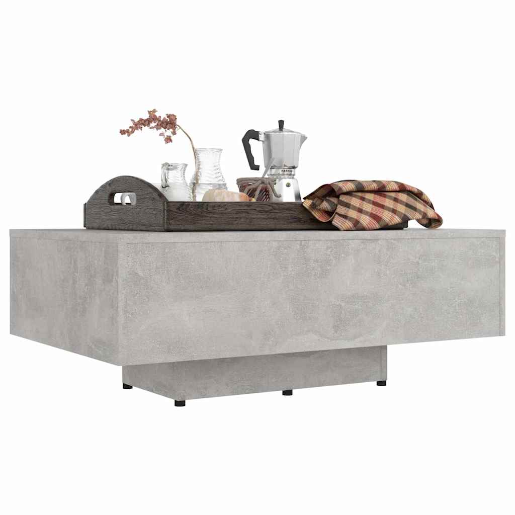 803384 vidaXL Coffee Table Concrete Grey 85x55x31 cm Engineered Wood