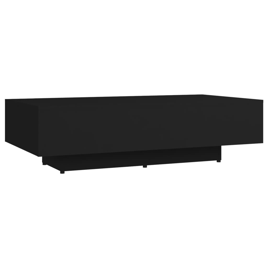 vidaXL Coffee Table Black 100x49.5x31 cm Engineered Wood