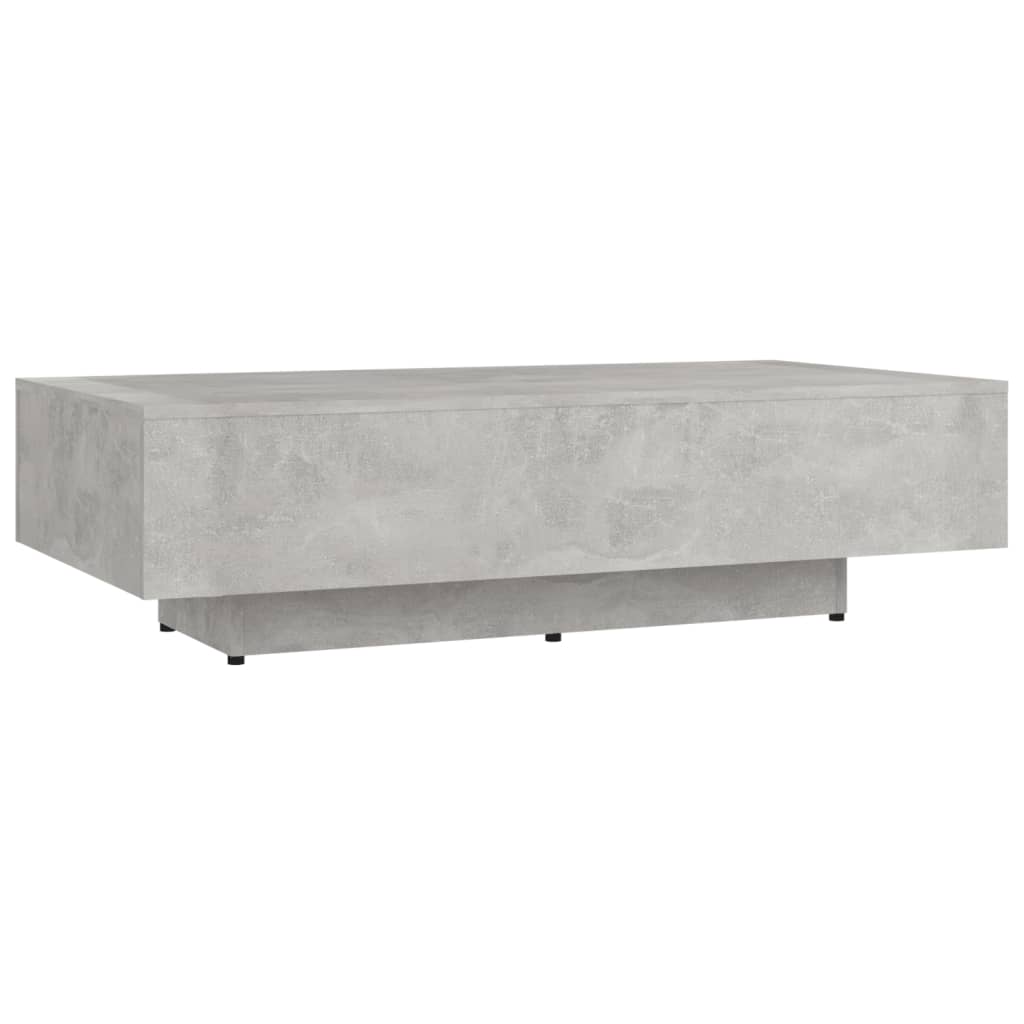 vidaXL Coffee Table Concrete Grey 100x49.5x31 cm Engineered Wood