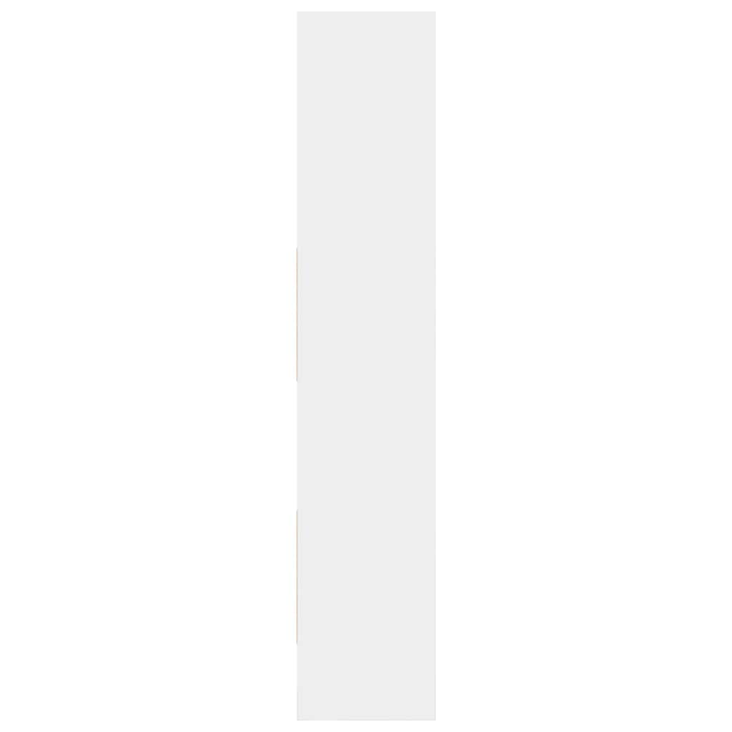 803398 vidaXL Book Cabinet White 40x35x180 cm Engineered Wood