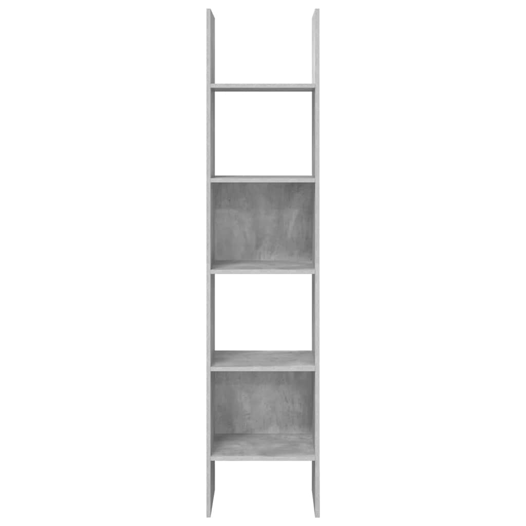 Book Cabinet Concrete Grey 40x35x180 cm Engineered Wood
