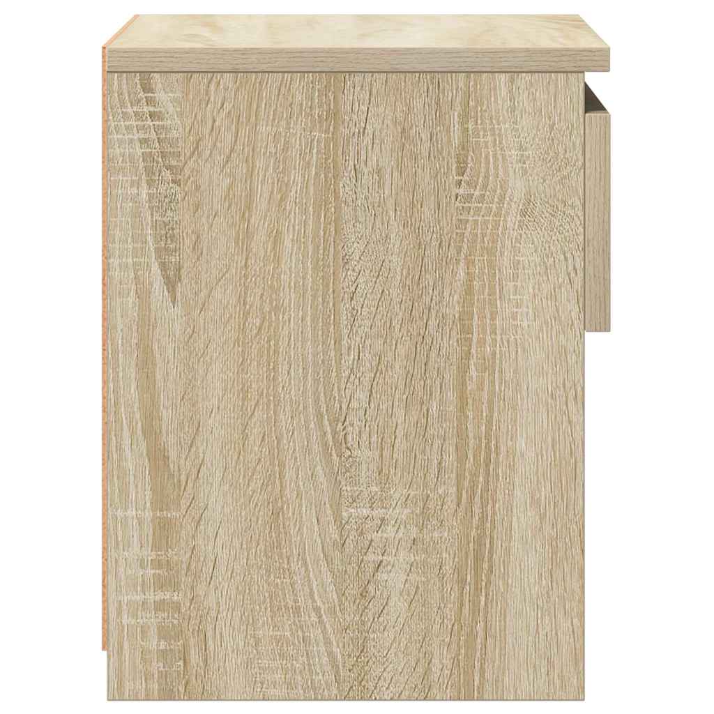 803449 vidaXL Bedside Cabinet Sonoma Oak 40x30x39 cm Engineered Wood